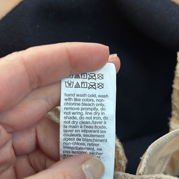 NWOT Calvin Klein Tan Lace Convertible Racerback Demi Bra 36C - Picture 7 of 14